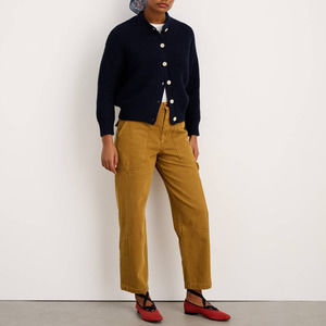 Alex Mill Pants 4 Caramel Tan High Rise Washed Chino Neil Straight Leg